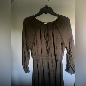 Cute green boho dress